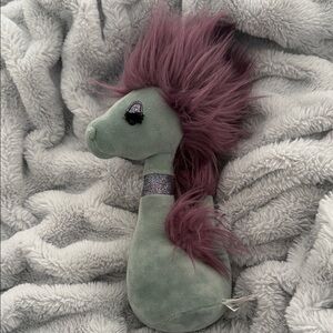Jellycat Curiosity Seahorse Teal Purple Plush Stuffed Animal